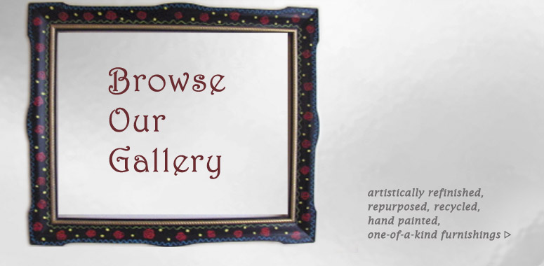 Urban Attic creates artistically recycled, refinished, and repurposed hand-painted, one-of-a-kind furnishings for sale. Shop our online gallery or visit us in Bowling Green, OH