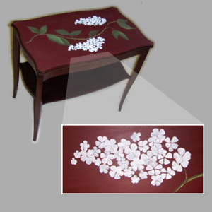 Painted Lilac Table