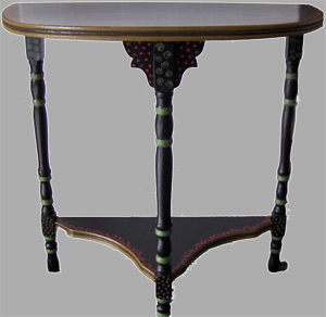 Black 'salsa' side table
