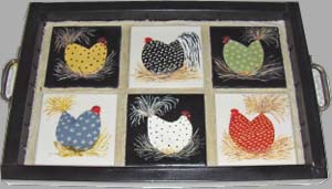 Fanciful Chicken Tray